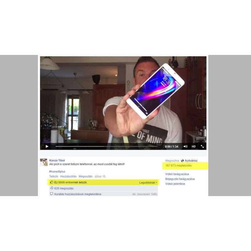 Honor mobiltelefonok bevezetése Magyarországon 152