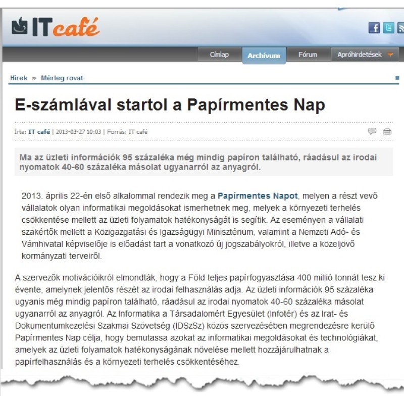 Papírmentes nap – Mindenki lehet egy kicsit hős! 248
