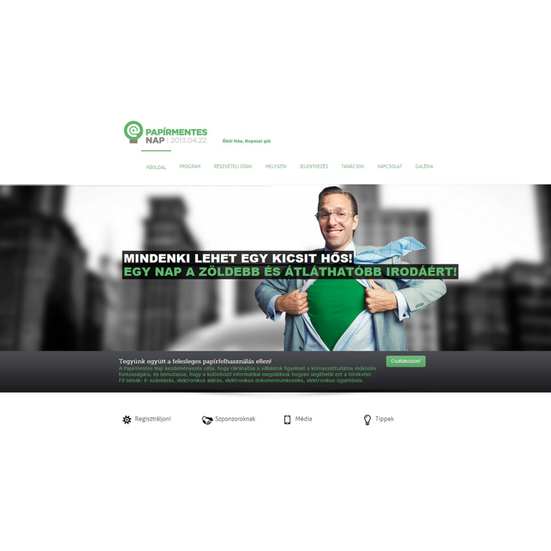 Papírmentes nap – Mindenki lehet egy kicsit hős!